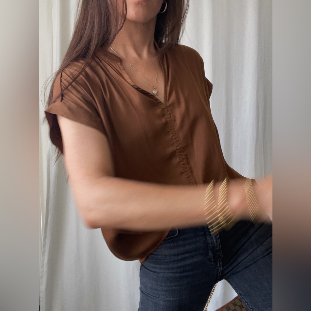 Size S • TOP silky smooth top — In Rust - Picture 6 of 6